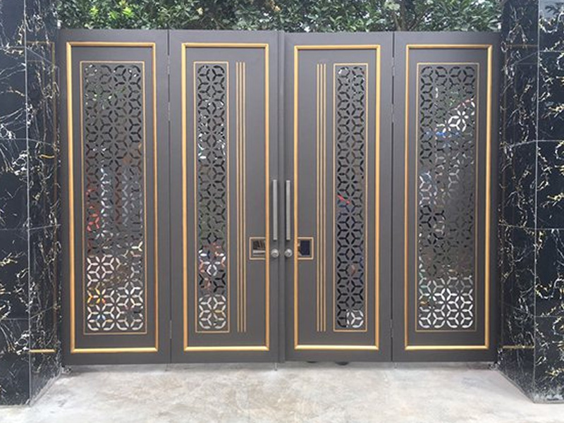 Cắt hoa văn CNC cửa nhôm Biên Hòa