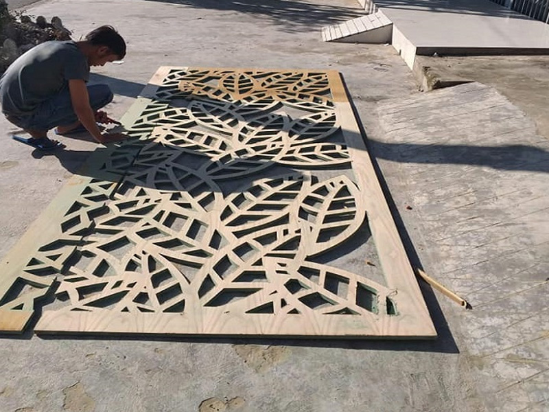 Cắt hoa văn CNC trang trí chính xác