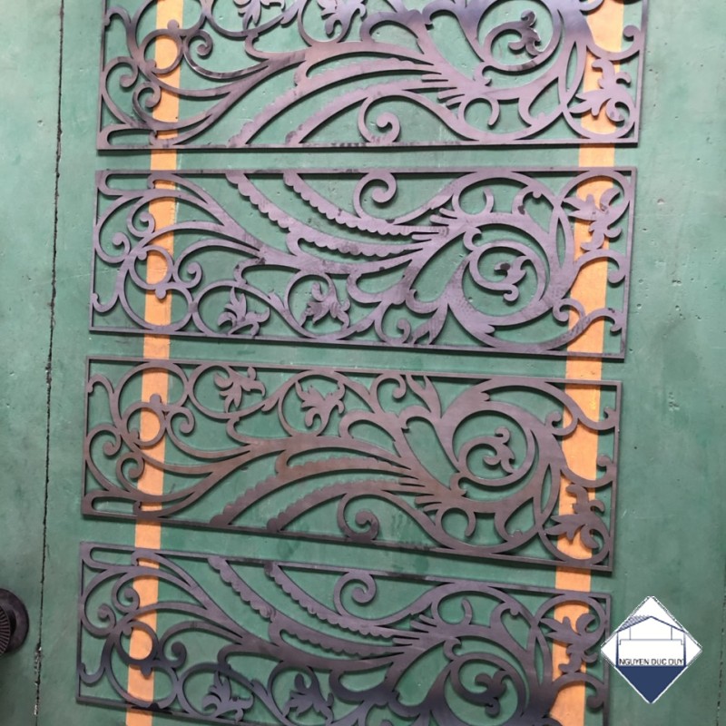 Cắt CNC thép hoa văn