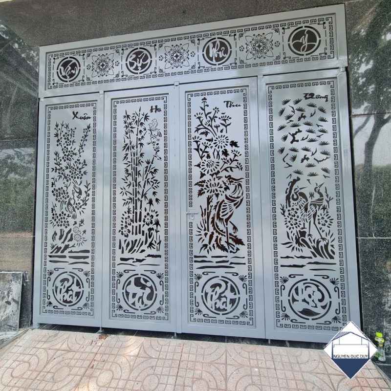 Cắt hoa văn CNC cửa nhôm chuyên nghiệp