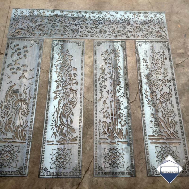 Cắt hoa văn CNC cửa nhôm chuyên nghiệp