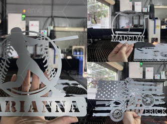 Ứng dụng cắt laser inox làm bảng hiệu: Ưu điểm về thẩm mỹ và độ bền